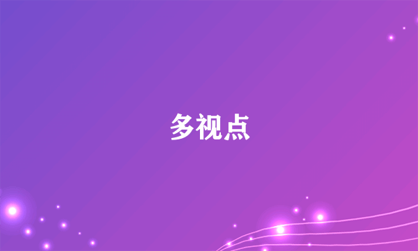 多视点