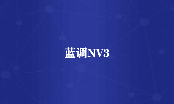 蓝调NV3