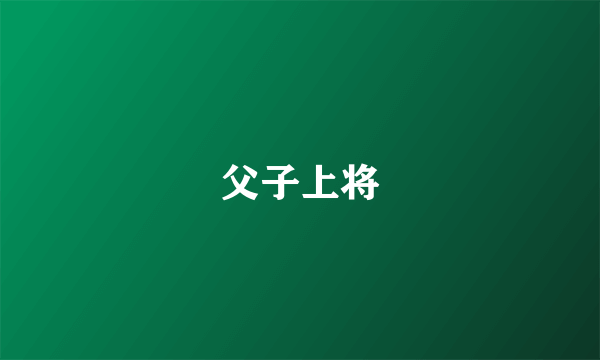 父子上将