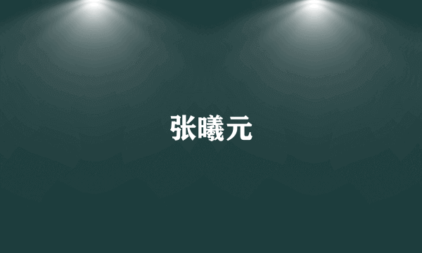 张曦元