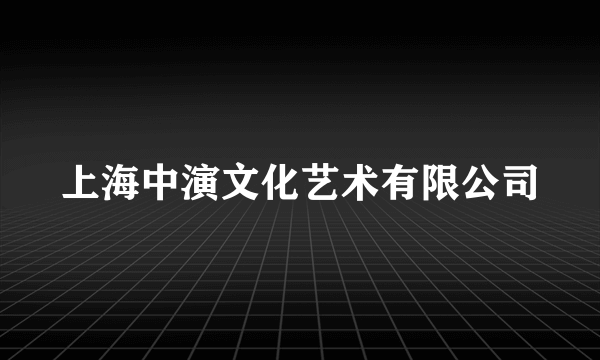 上海中演文化艺术有限公司