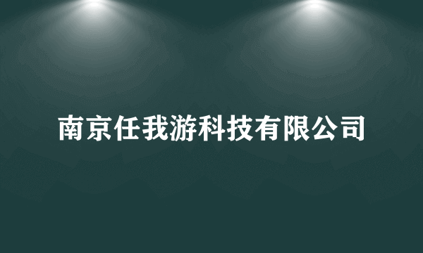 南京任我游科技有限公司