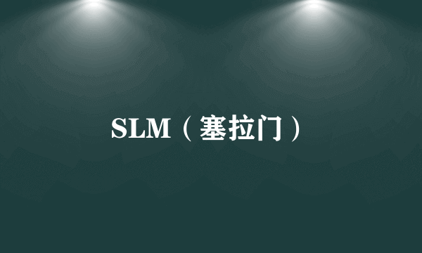 SLM（塞拉门）