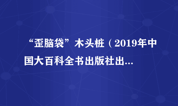 “歪脑袋”木头桩（2019年中国大百科全书出版社出版的图书）