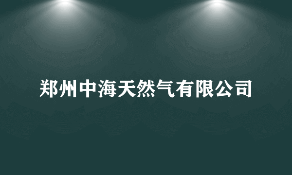 郑州中海天然气有限公司