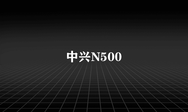 中兴N500