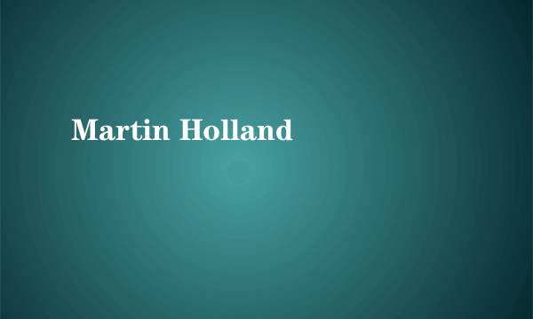 Martin Holland