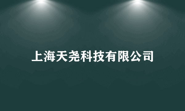 上海天尧科技有限公司