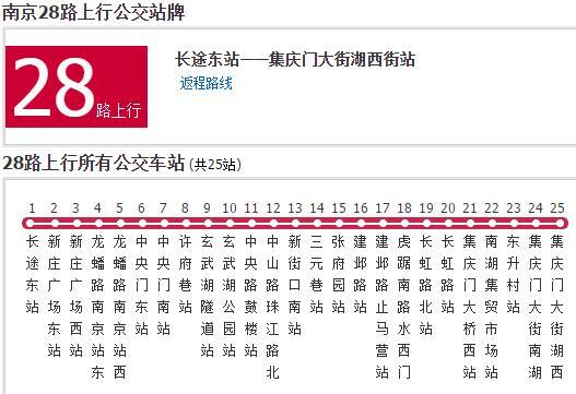 南京公交28路