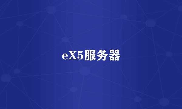 eX5服务器