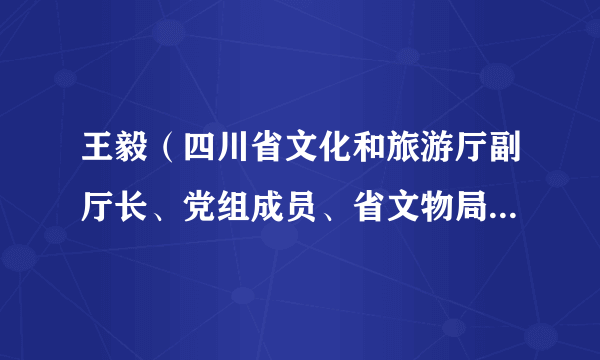 王毅（四川省文化和旅游厅副厅长、党组成员、省文物局局长、党组书记）