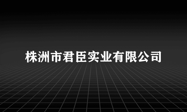 株洲市君臣实业有限公司