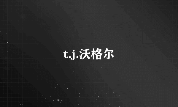 t.j.沃格尔