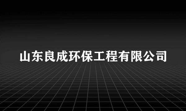 山东良成环保工程有限公司