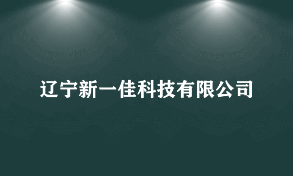 辽宁新一佳科技有限公司