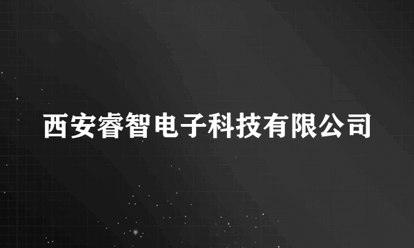 西安睿智电子科技有限公司