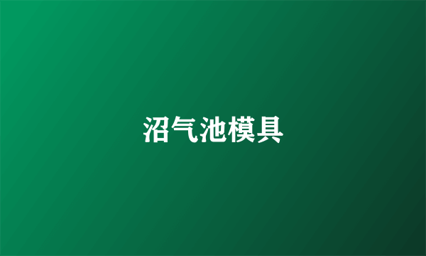 沼气池模具