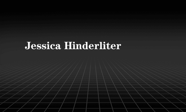 Jessica Hinderliter