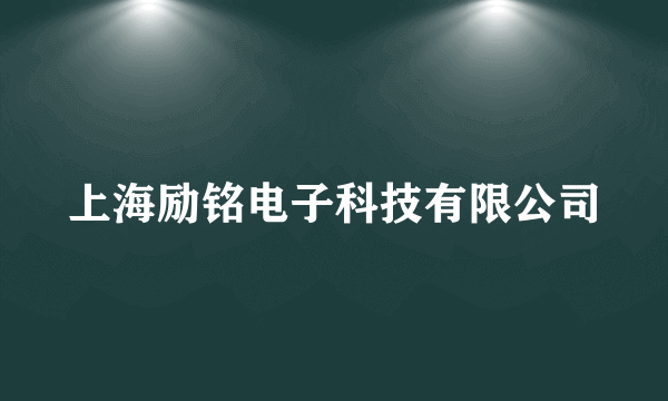 上海励铭电子科技有限公司