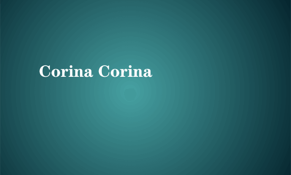 Corina Corina