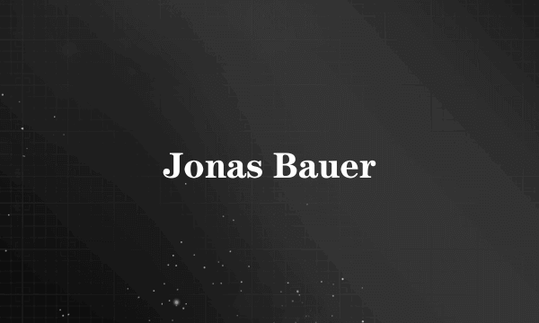 Jonas Bauer