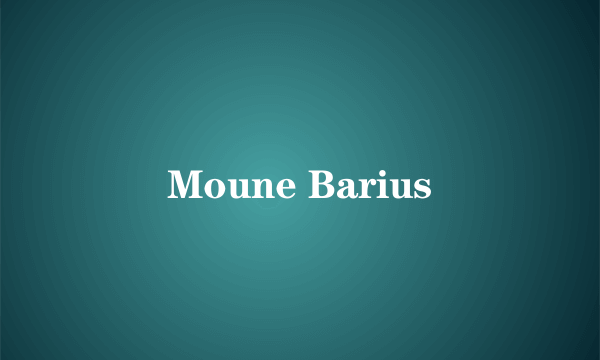 Moune Barius