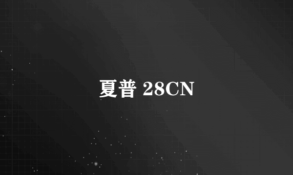 夏普 28CN