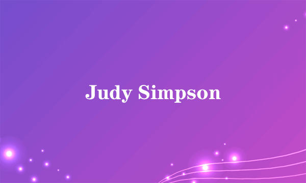 Judy Simpson