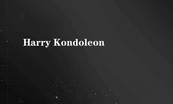 Harry Kondoleon