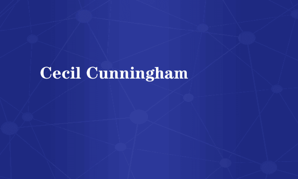 Cecil Cunningham