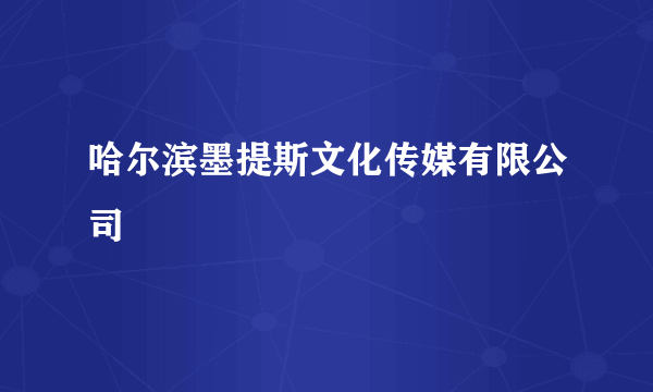 哈尔滨墨提斯文化传媒有限公司