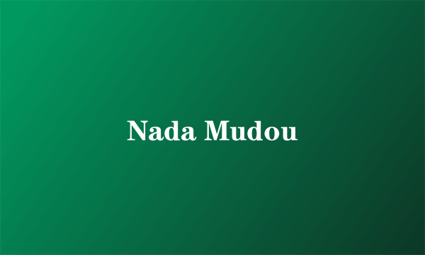 Nada Mudou