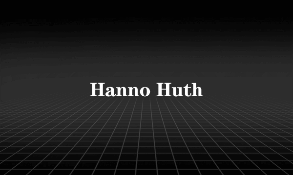 Hanno Huth