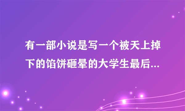 有一部小说是写一个被天上掉下的馅饼砸晕的大学生最后的到了强大的力量