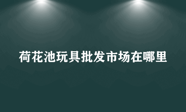 荷花池玩具批发市场在哪里