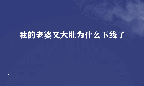 我的老婆又大肚为什么下线了