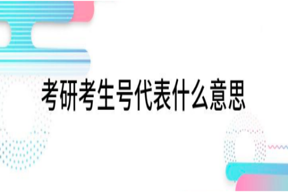 研究生报名号代表什么意思