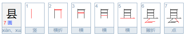 县偏旁部首组词结构