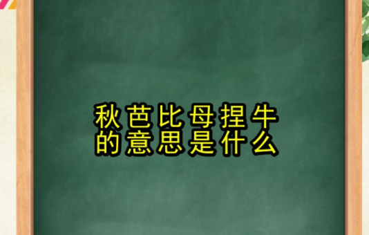 芭比母捏牛什么意思？