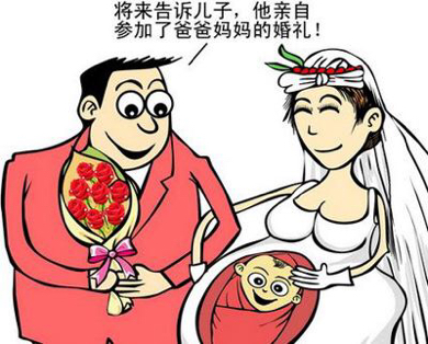 奉子成婚是什么意思