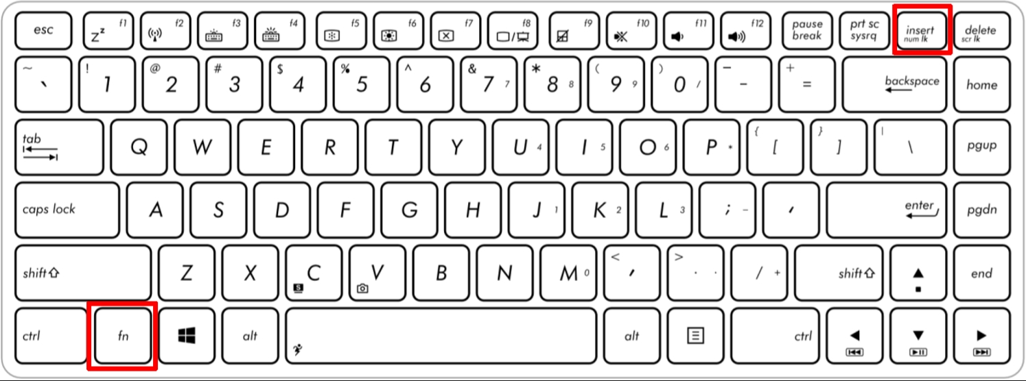 笔记本电脑怎样切换数字键盘