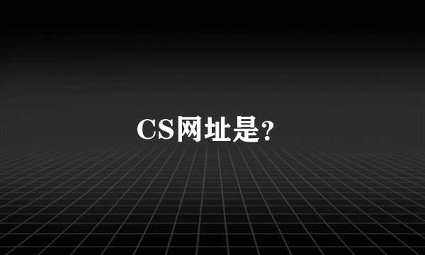 CS网址是？