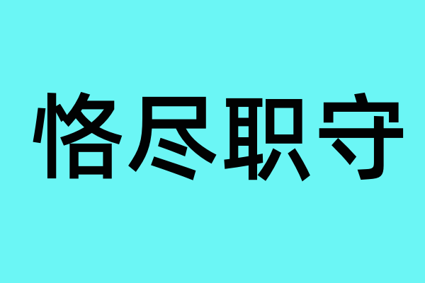 形容工作认真负责的成语