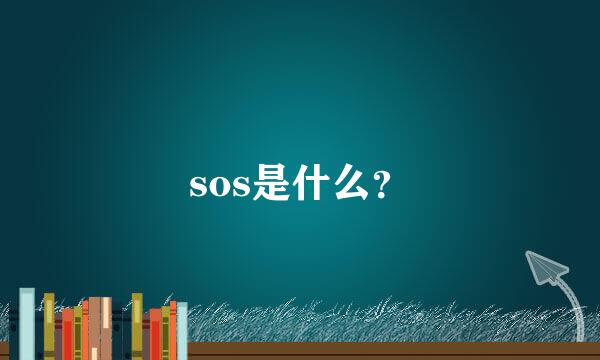 sos是什么？