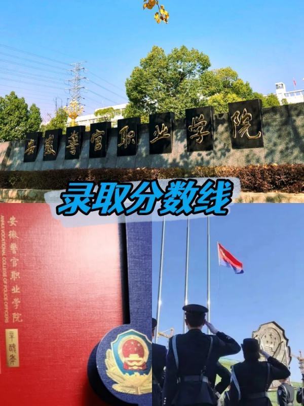 安徽警官职业学院的录取分数线平均是多少