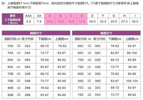 胸围树几数素零夫唱政分A、B、C、D、E、F、G，是怎么分的？