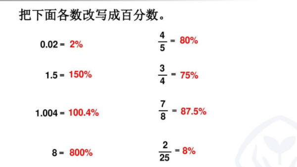 怎么算百分比公式