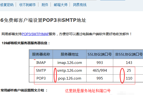 请问这个pop服务器地址怎么填呢？