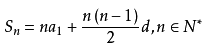 等差数列前n项和公式