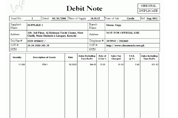 credi来拉t note和debit note 有什么区别？